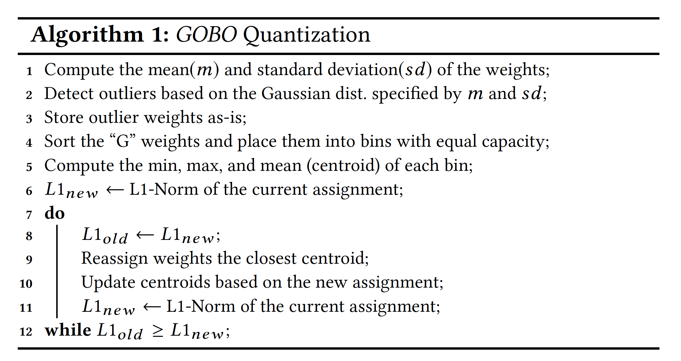 Fig. 14. The pseudocode for GOBO algorithm. (Image source: Zadeh et al. 2020)